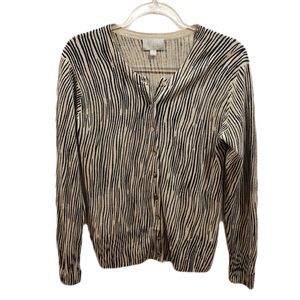 Pure Collection Crew Neck Cardigan-100% Cashmere